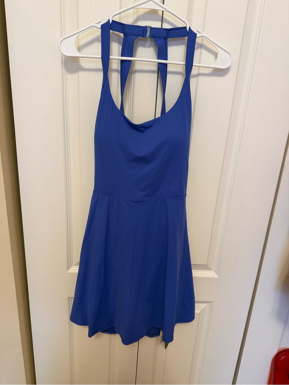 HALARA Royal Blue Women's Racerback Bodysuit Dress